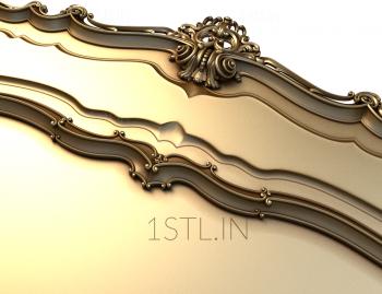 Headboard (SK_0370) 3D model for CNC machine